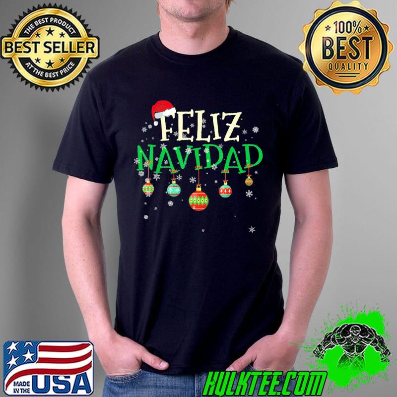 Best Christmas Feliz Navidad Santa Hat T-Shirt Unisex Best Christmas Feliz Navidad Santa Hat T-Shirt Unisex