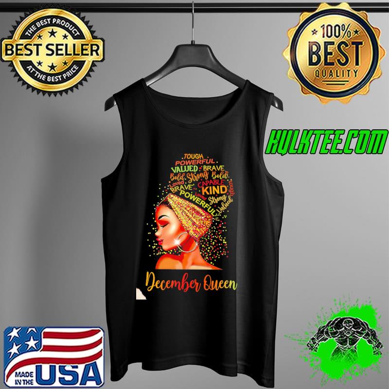 Best December Queen Black Girl Shirt Tank Top Best December Queen Black Girl Shirt Tank Top