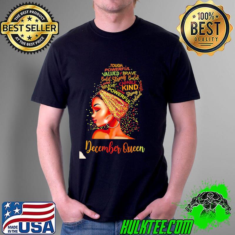 Best December Queen Black Girl Shirt Unisex Best December Queen Black Girl Shirt Unisex