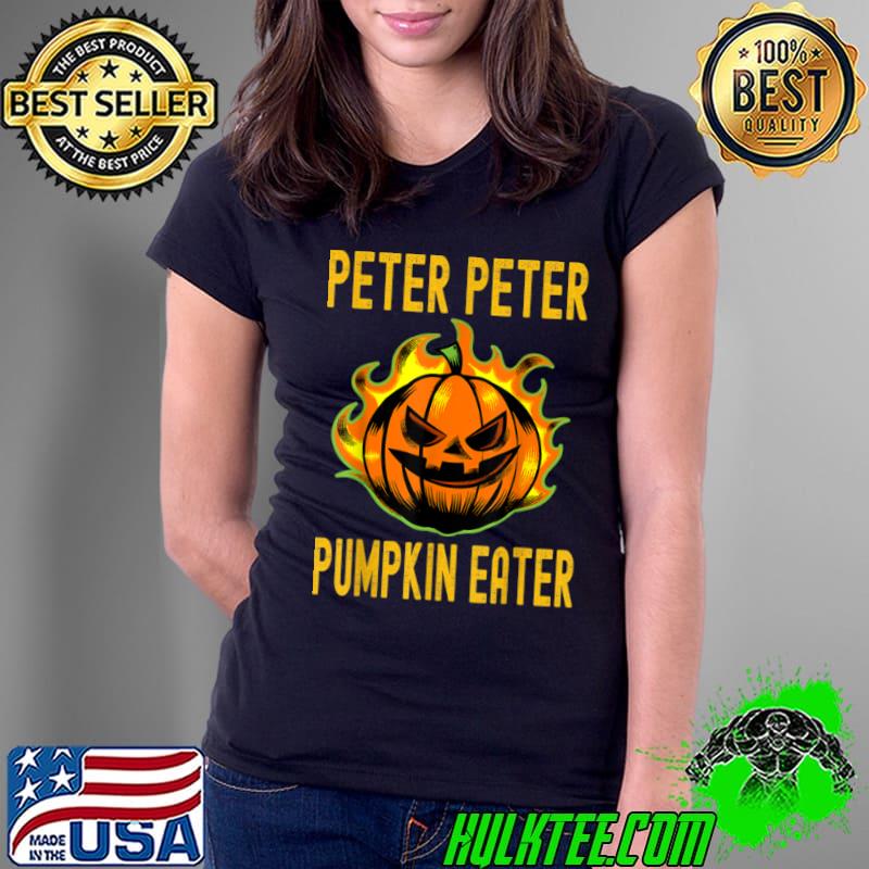 Best Funny Halloween Matching Costume Peter Pumpkin Eater T Shirt Ladies Tee Best Funny Halloween Matching Costume Peter Pumpkin Eater T Shirt Ladies Tee