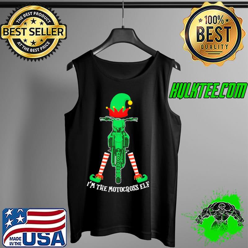 Best I'm The Motocross Elf Christmas Tank Top Best I'm The Motocross Elf Christmas Tank Top