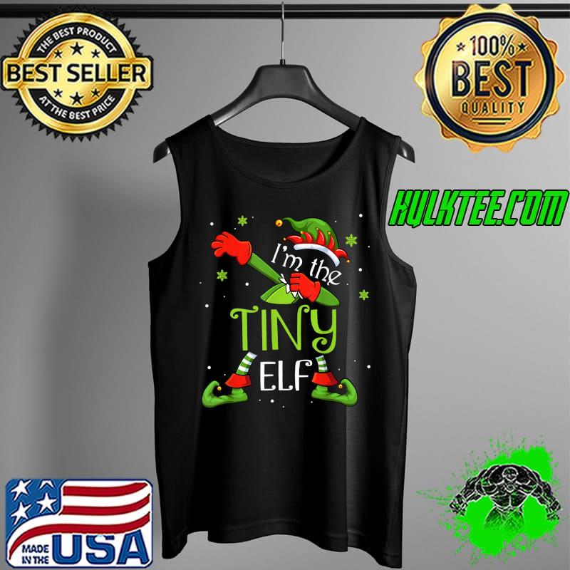 Best I'm The Tiny Elf Dabbing Santa Claus Xmas Family Christmas T-Shirt Tank Top Best I'm The Tiny Elf Dabbing Santa Claus Xmas Family Christmas T-Shirt Tank Top
