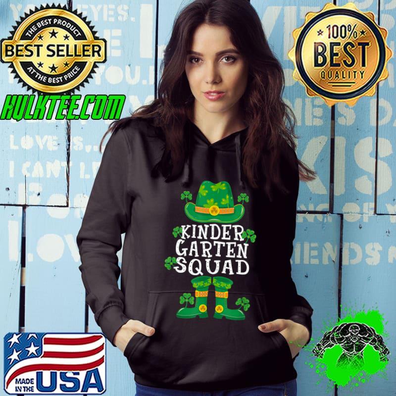 Best Leprechaun Kindergarten Squad Teacher St Patrick's Day Gifts T-shirt