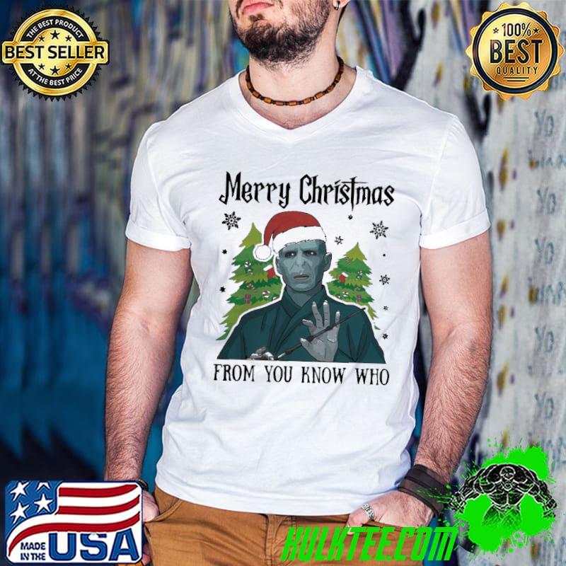 Best Lovely Voldemort Merry Christmas From You Know Who Shirt