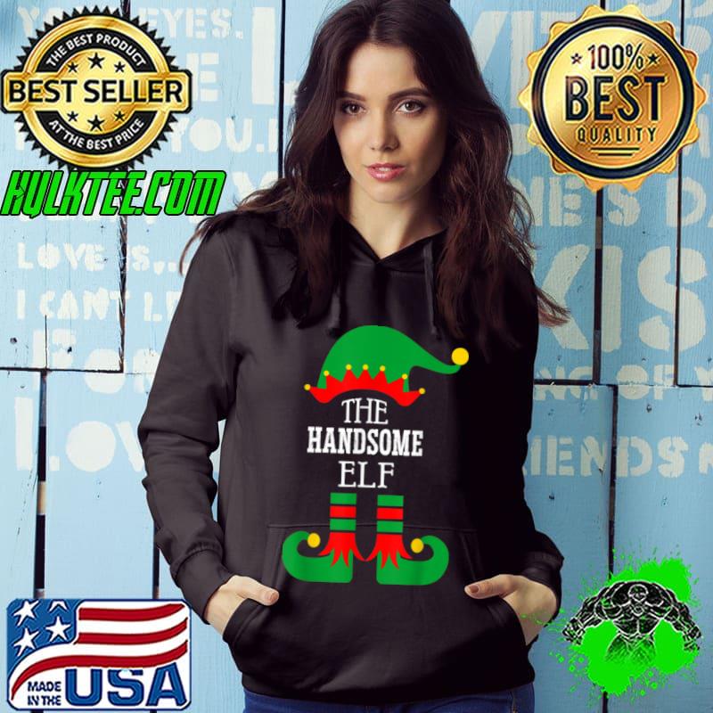 Best Mens Handsome Elf Family Group Matching Christmas Party Pajama T Shirt Best Mens Handsome Elf Family Group Matching Christmas Party Pajama T Shirt