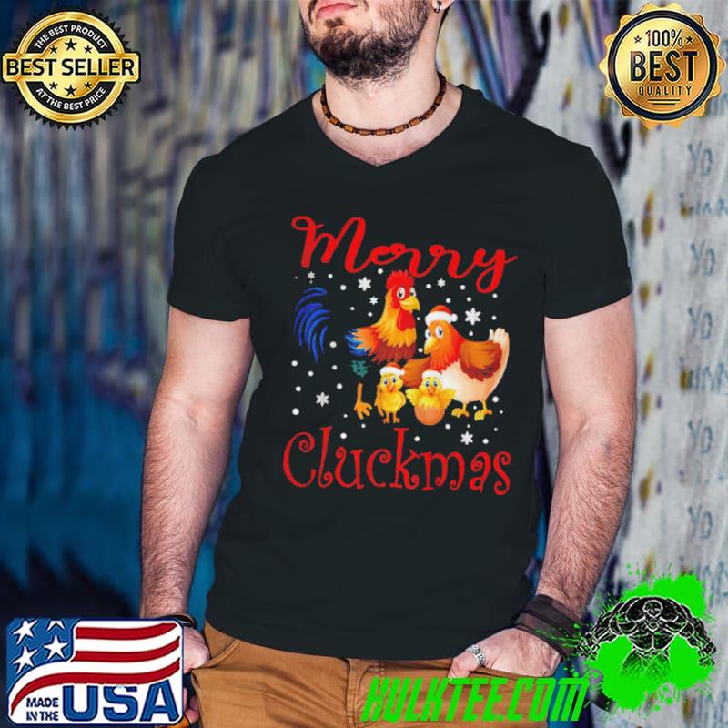 Best Merry cluckmas chicken christmas shirt