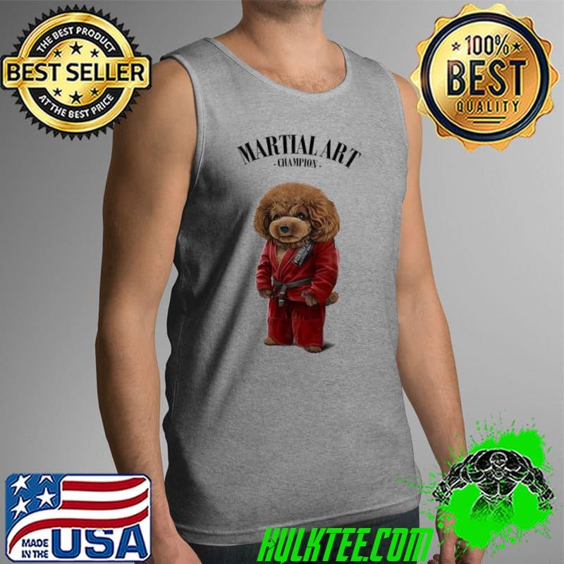 Best Poodle Dog Martial Art Champion in Red Judogi Shirt Tank Top Best Poodle Dog Martial Art Champion in Red Judogi Shirt Tank Top