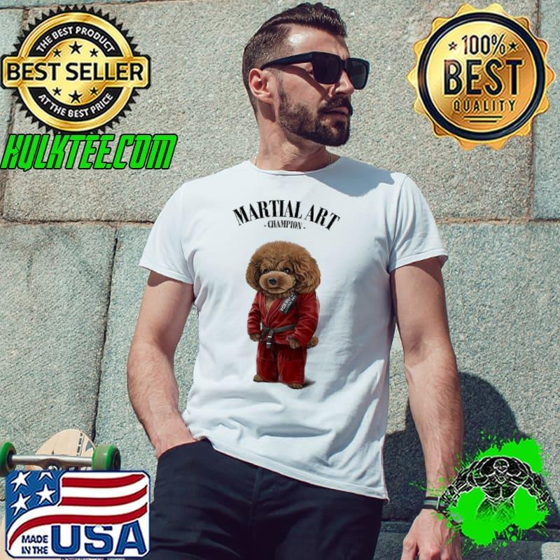 Best Poodle Dog Martial Art Champion in Red Judogi Shirt Unisex Best Poodle Dog Martial Art Champion in Red Judogi Shirt Unisex