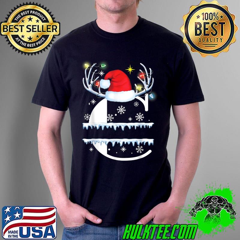 Best Snowy Capital Letter C Monogram Christmas Holidays Santa T-Shirt Unisex Best Snowy Capital Letter C Monogram Christmas Holidays Santa T-Shirt Unisex