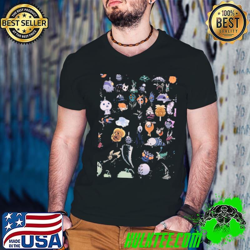 Best Top Hollow Knight Pattern Unisex T-Shirt