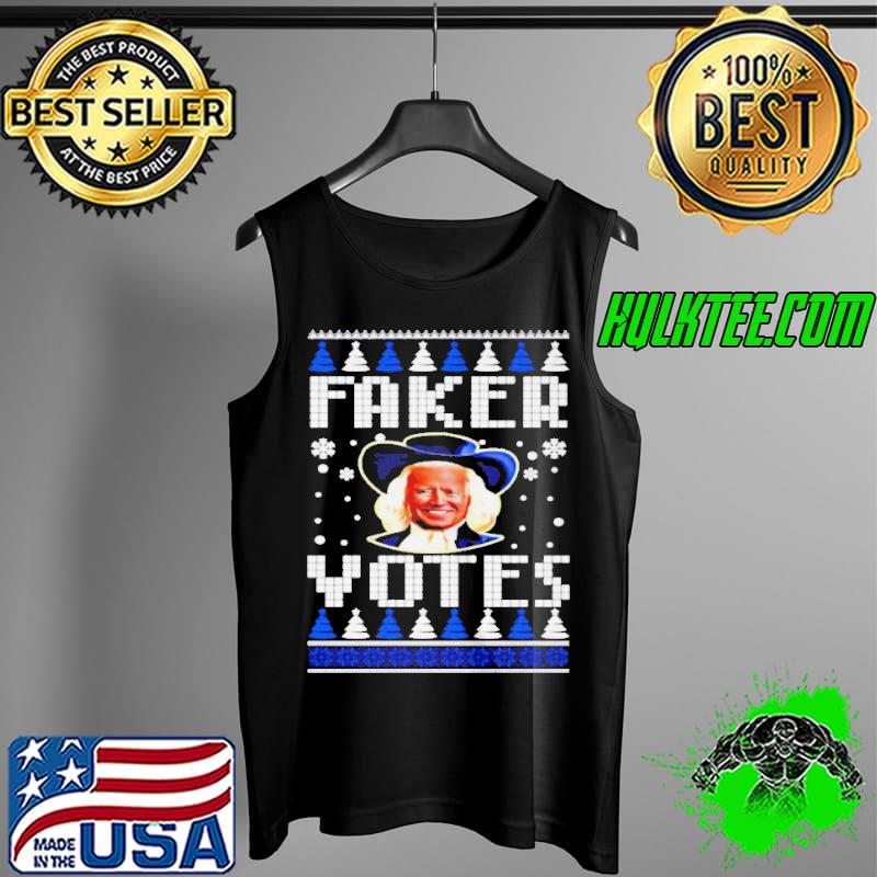 Biden faker votes christmas Tank Top Biden faker votes christmas Tank Top