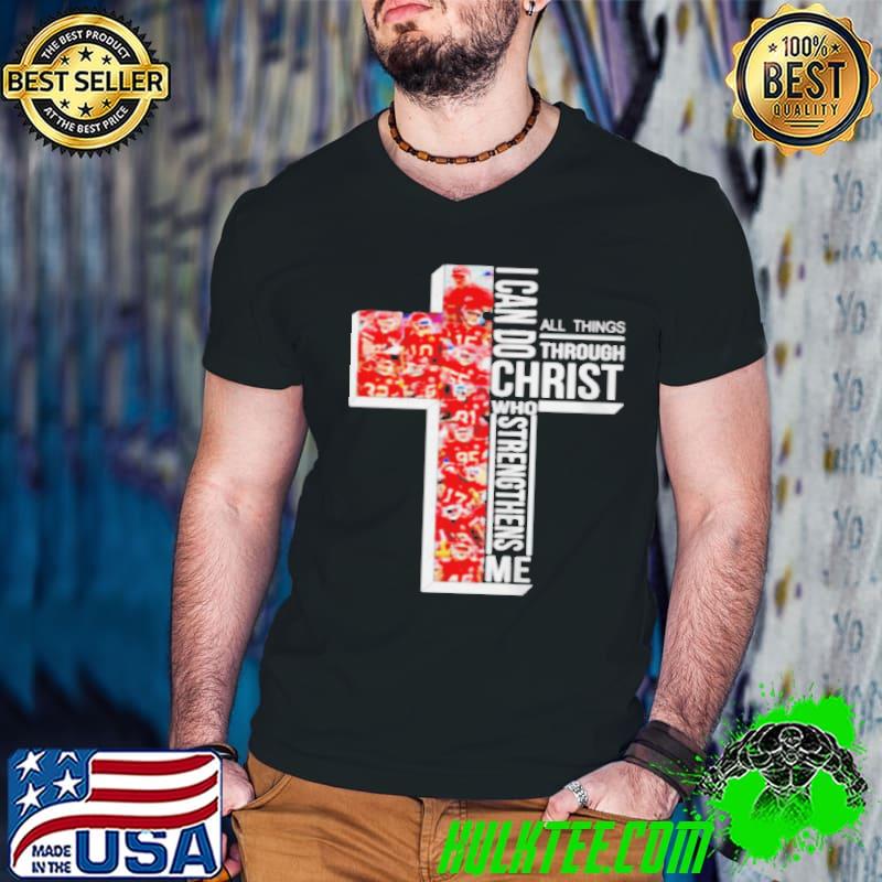 Chiefs I can do all things through christ who strengthens me Guys V Neck Chiefs I can do all things through christ who strengthens me Guys V Neck