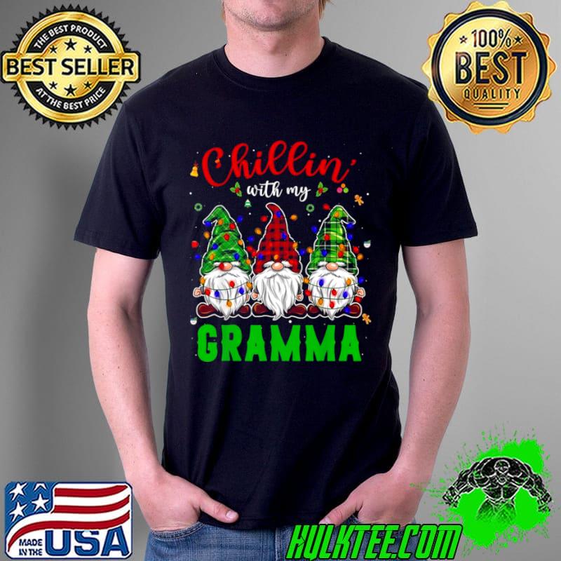 Chillin’ with my Gramma Gnomies Tree Lights Christmas Shirt Unisex Chillin’ with my Gramma Gnomies Tree Lights Christmas Shirt Unisex