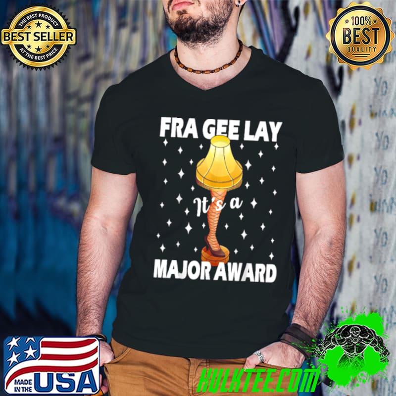 Christmas Leg Lamp FRAGEELAY Its A Major Award Guys V Neck Christmas Leg Lamp FRAGEELAY Its A Major Award Guys V Neck
