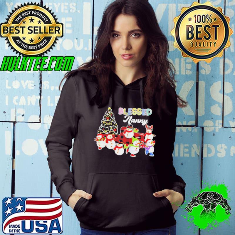 Christmas Snowman Blessed Nanny Christmas Sweater Shirt