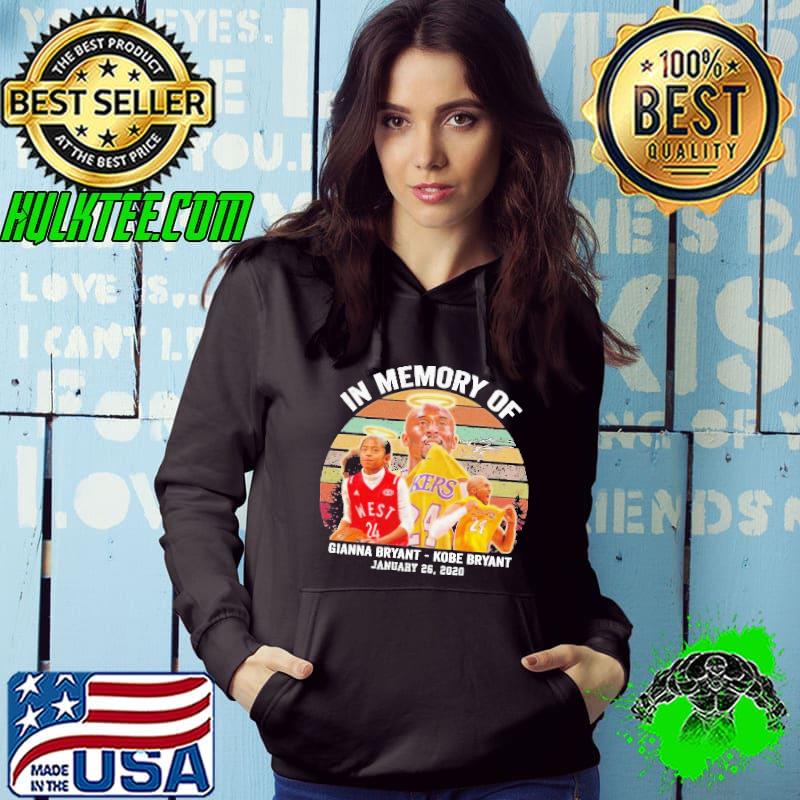 Cute in memory of Gianna Bryant Kobe Bryant january 26 2020 vintage shirt