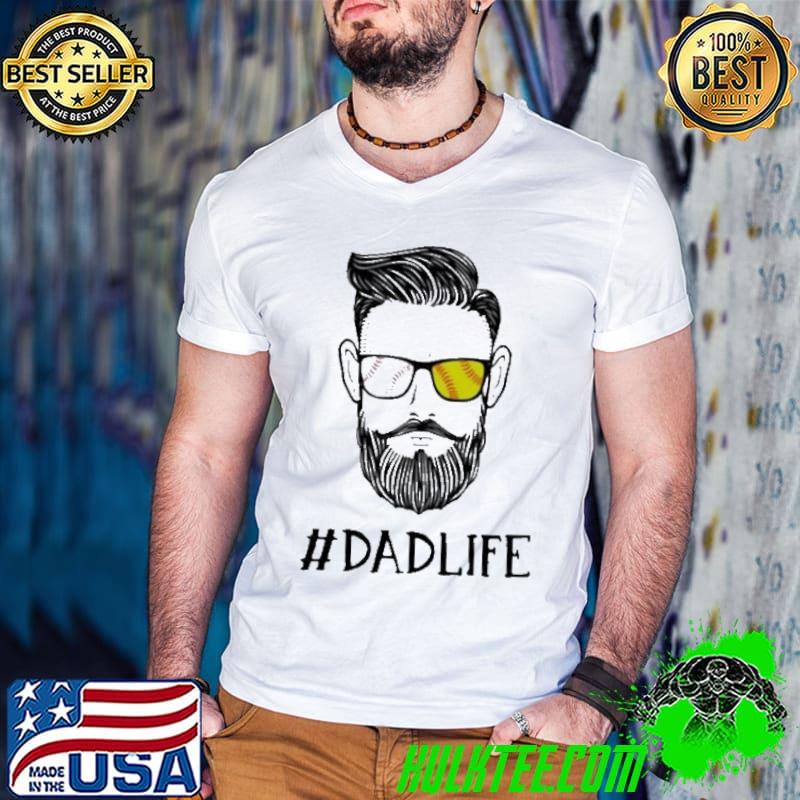 Dad Life Softball Shirt Guys V Neck Dad Life Softball Shirt Guys V Neck