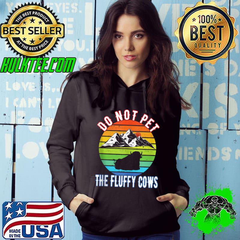 DO NOT PET THE FLUFFY COWS BISON RETRO YELLOWSTONE PARK T-Shirt