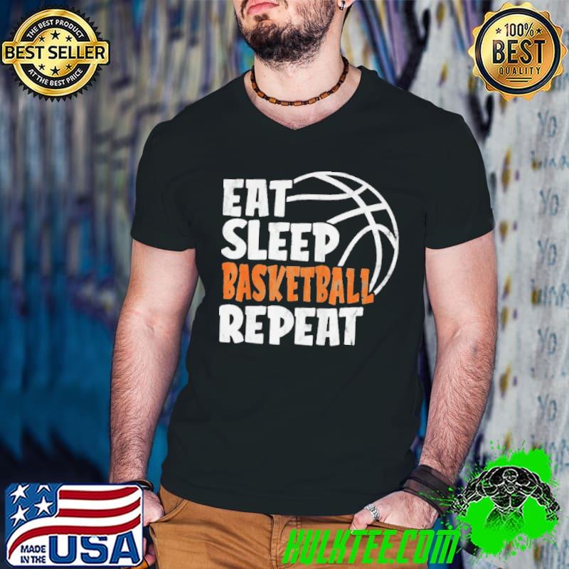 Eat sleep basketball repeat vintage basketball shirt