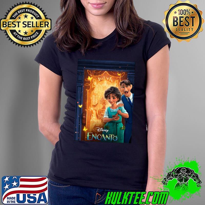 Encanto Julieta In Front Of Magical House Disney Ladies Tee Encanto Julieta In Front Of Magical House Disney Ladies Tee