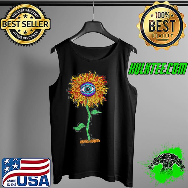 Eyes In Flowers Trippy Shirt Tank Top Eyes In Flowers Trippy Shirt Tank Top