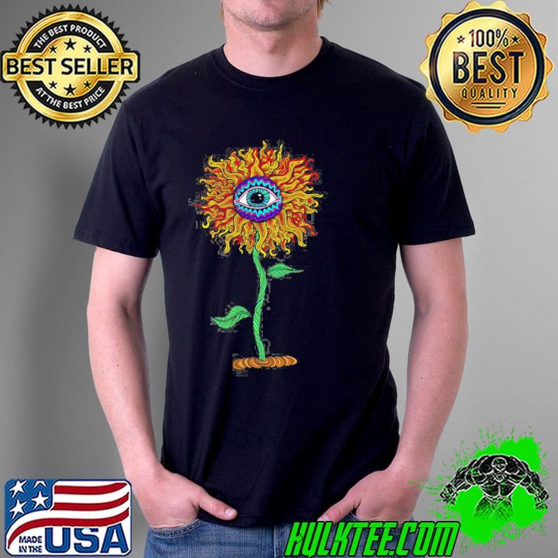 Eyes In Flowers Trippy Shirt Unisex Eyes In Flowers Trippy Shirt Unisex