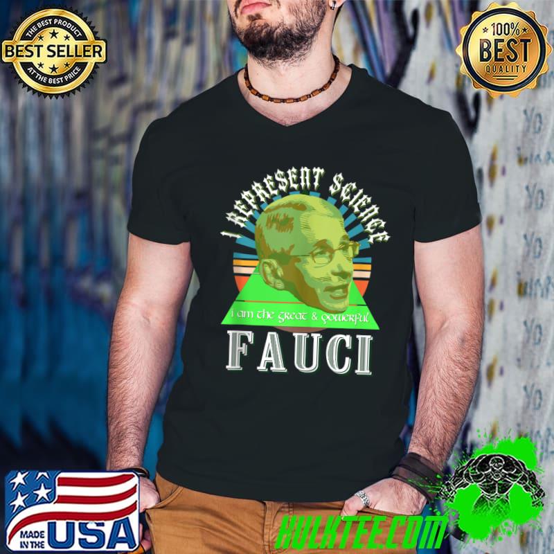 Fauci Represent Science Wizard Anti Liberal Mask T-shirt Fauci Represent Science Wizard Anti Liberal Mask T-shirt