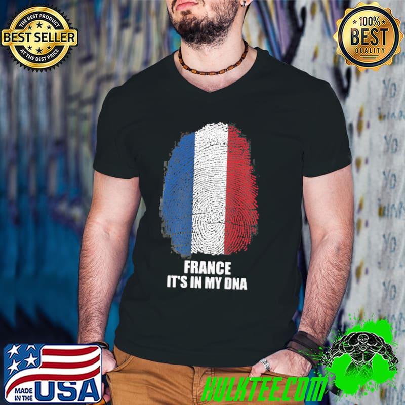 France Flag It’s In My DNA Shirt Guys V Neck France Flag It’s In My DNA Shirt Guys V Neck