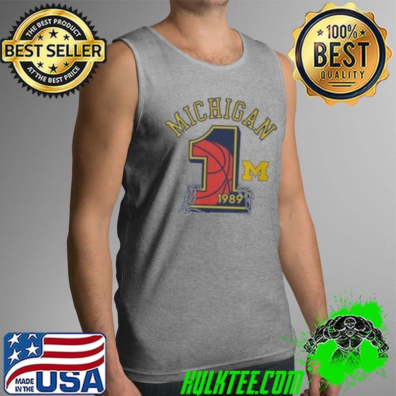 Funny 1989 Michigan Basketball Shirt Tank Top Funny 1989 Michigan Basketball Shirt Tank Top