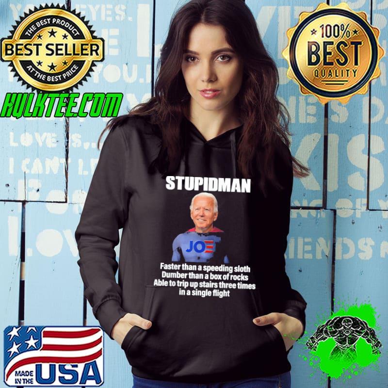 Funny 2022 Stupidman Joe Biden Chant Impeach Biden Dumber T-Shirt Funny 2022 Stupidman Joe Biden Chant Impeach Biden Dumber T-Shirt