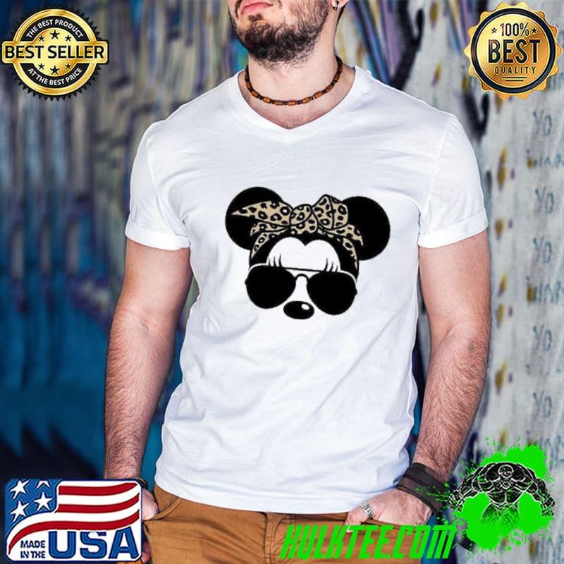 Funny Disney Leopard Mickey Shirt