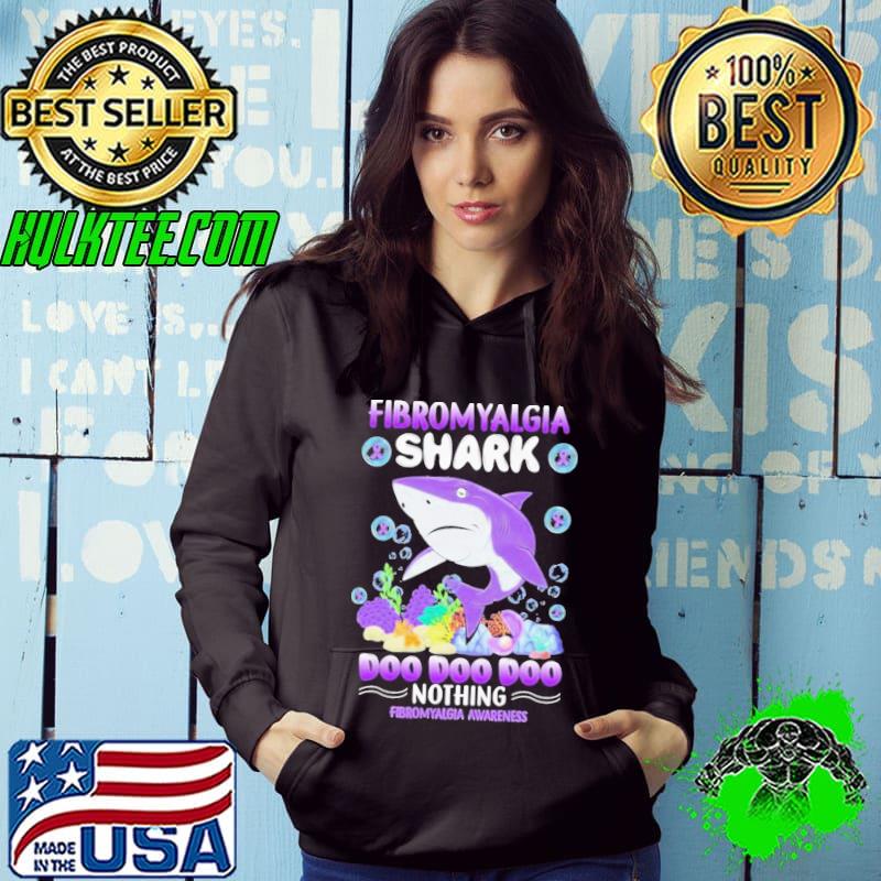 Funny Fibromyalgia Awareness Shark Doo Doo Doo Nothing Unisex T-Shirt