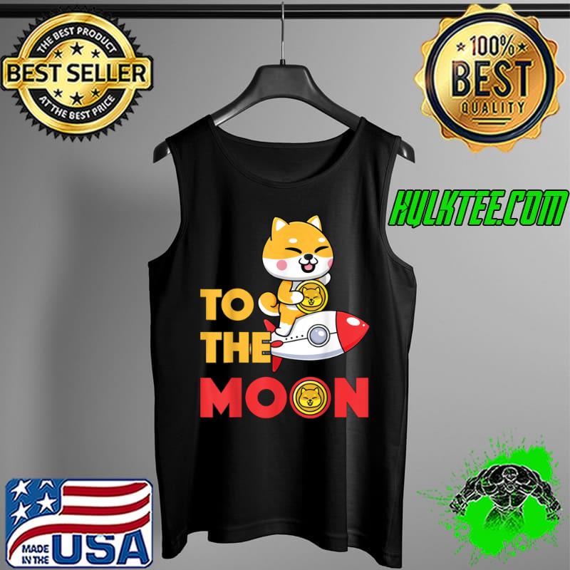 Funny Funny Shiba Inu Coin Tee To The Moon Shib Cryptocurrency T Shirt Tank Top Funny Funny Shiba Inu Coin Tee To The Moon Shib Cryptocurrency T Shirt Tank Top