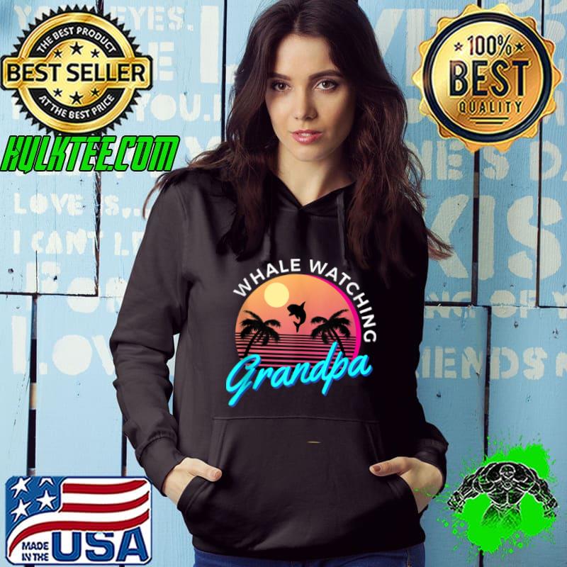 Funny Funny Whale Watching Grandpa Ocean Water Marine Biology Orca Tank Top