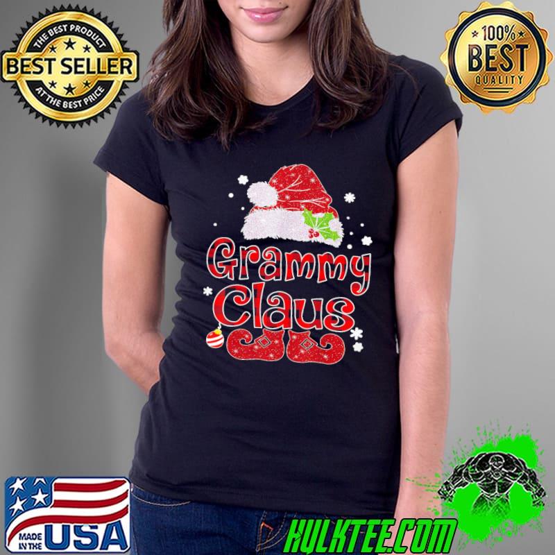 Funny Grammy Claus Christmas Pajama Family Matching Xmas Ladies Tee Funny Grammy Claus Christmas Pajama Family Matching Xmas Ladies Tee
