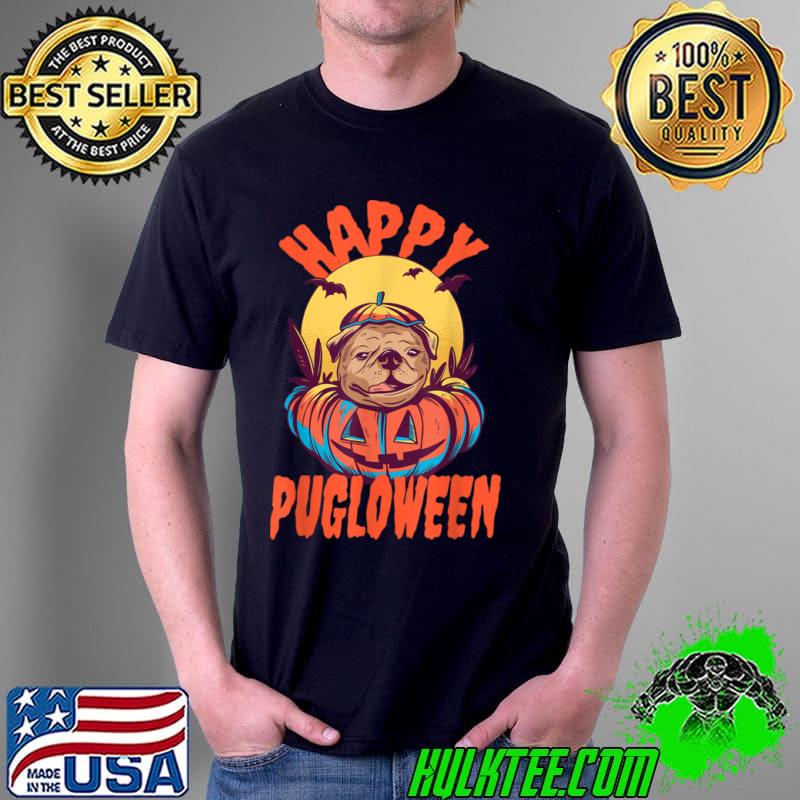 Funny Happy Pugloween Funny Halloween Pug Dog T Shirt Unisex Funny Happy Pugloween Funny Halloween Pug Dog T Shirt Unisex
