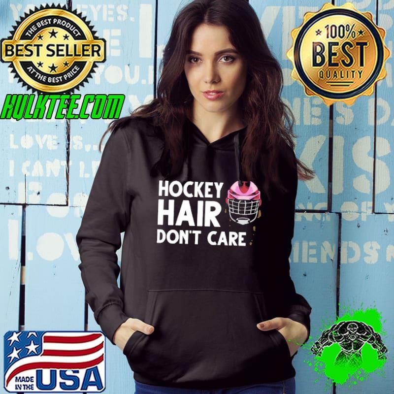 Funny Ice Hockey Helmet Hair Unisex T-Shirt