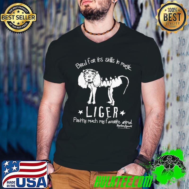Funny Liger Napoleon Dynamite Bred For Its Skills In Magic Pretty Muc My Favorite Animal Shirt Guys V Neck Funny Liger Napoleon Dynamite Bred For Its Skills In Magic Pretty Muc My Favorite Animal Shirt Guys V Neck