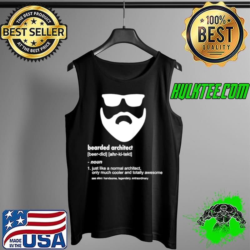 Funny Mens Bearded Architect Tank Top Funny Mens Bearded Architect Tank Top