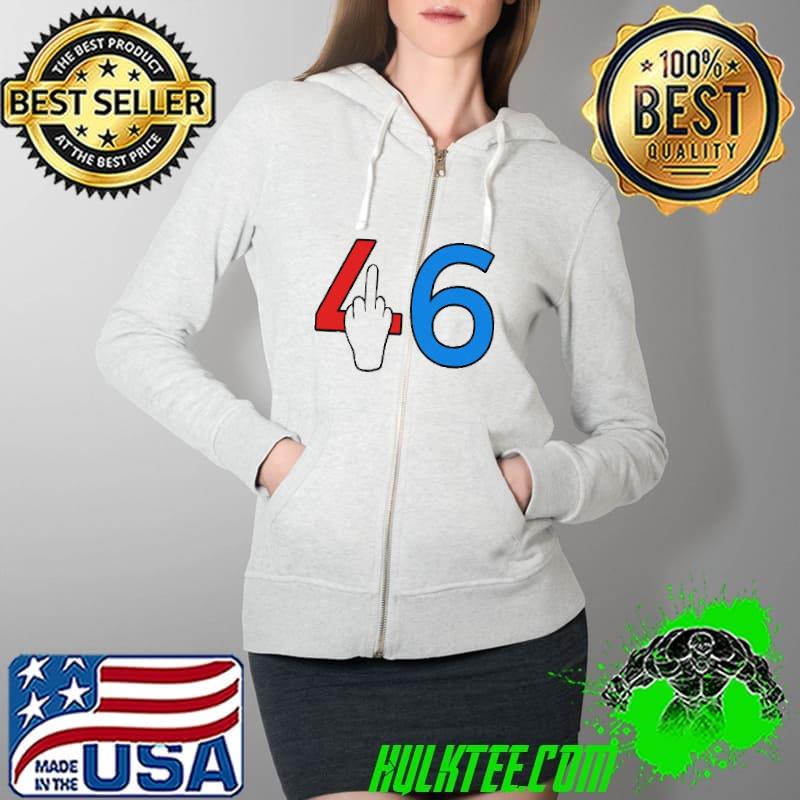 Funny President Biden 46 Middle Finger Republican Funny Anti-Biden Shirt Full Zip Hooded Funny President Biden 46 Middle Finger Republican Funny Anti-Biden Shirt Full Zip Hooded