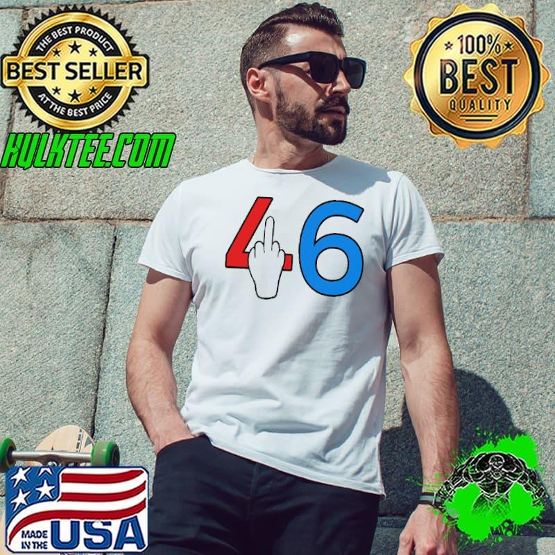 Funny President Biden 46 Middle Finger Republican Funny Anti-Biden Shirt Unisex Funny President Biden 46 Middle Finger Republican Funny Anti-Biden Shirt Unisex