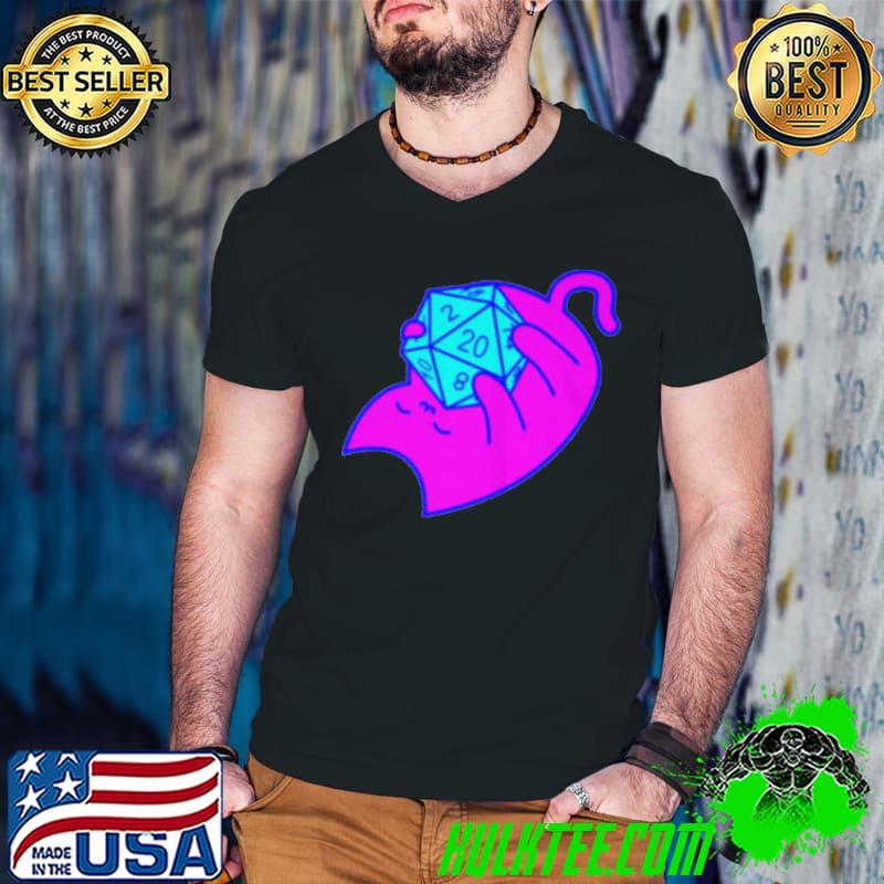 Funny Sodapoppin merch d20 dice cat shirt