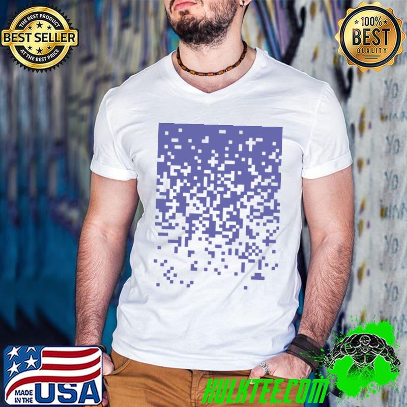 Funny Veri Peri And White Pixel Unisex T-Shirt Funny Veri Peri And White Pixel Unisex T-Shirt
