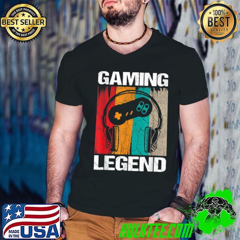 Gaming Legend PC Gamer Video Games Gift Boys Teenager Kids T-Shirt Guys V Neck Gaming Legend PC Gamer Video Games Gift Boys Teenager Kids T-Shirt Guys V Neck
