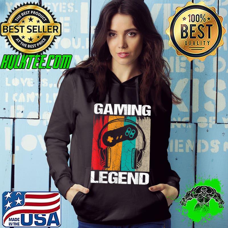 Gaming Legend PC Gamer Video Games Gift Boys Teenager Kids T-Shirt