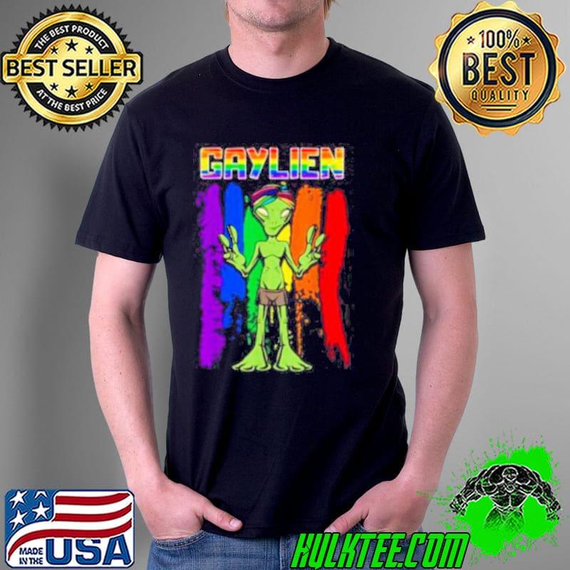 Gaylien Alien Gay Pride Lgbt Rainbow Unisex Gaylien Alien Gay Pride Lgbt Rainbow Unisex