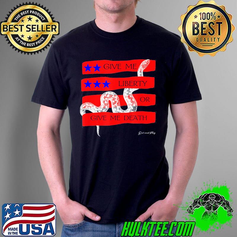 GIVE ME LIBERTY OR GIVE ME DEATH PATRICK HENRY 1816 TRUMP 47 T-Shirt Unisex GIVE ME LIBERTY OR GIVE ME DEATH PATRICK HENRY 1816 TRUMP 47 T-Shirt Unisex