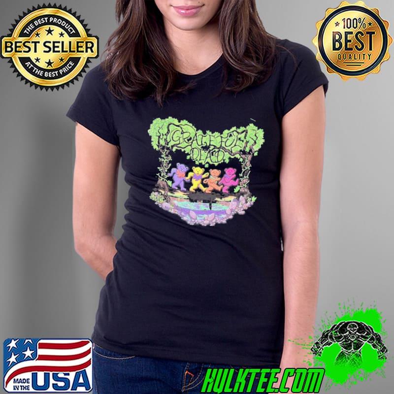 Grateful Dead Dancing Shirt Ladies Tee Grateful Dead Dancing Shirt Ladies Tee
