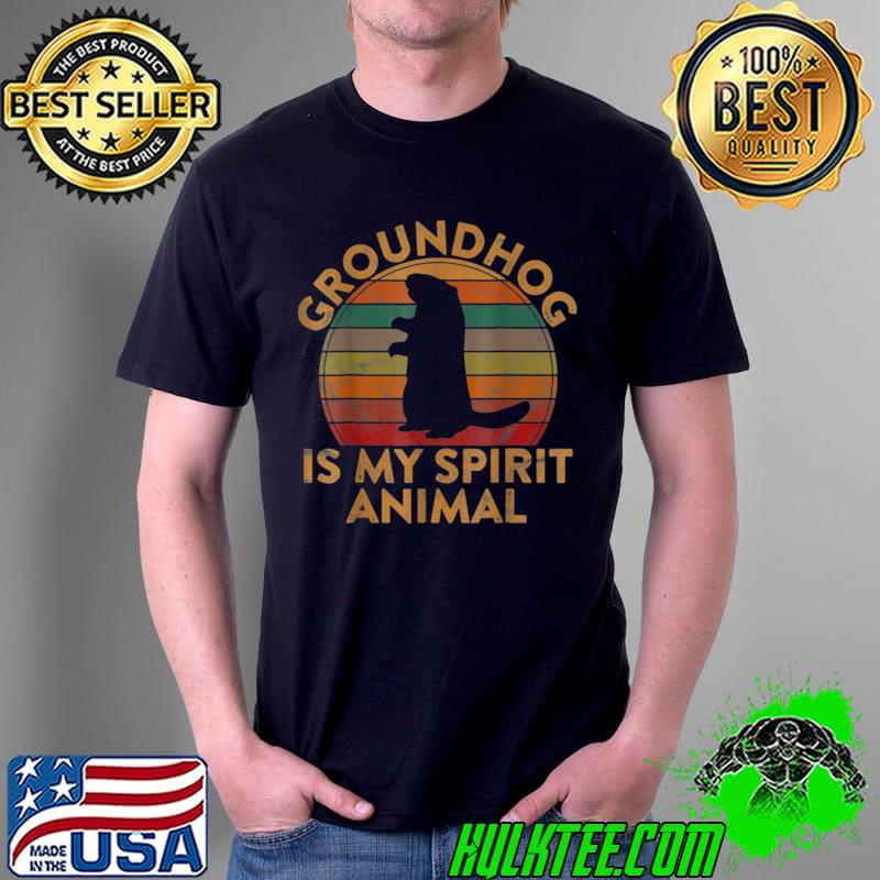 Groundhog Is My Spirit Animal Funny Woodchuck T-Shirt Unisex Groundhog Is My Spirit Animal Funny Woodchuck T-Shirt Unisex