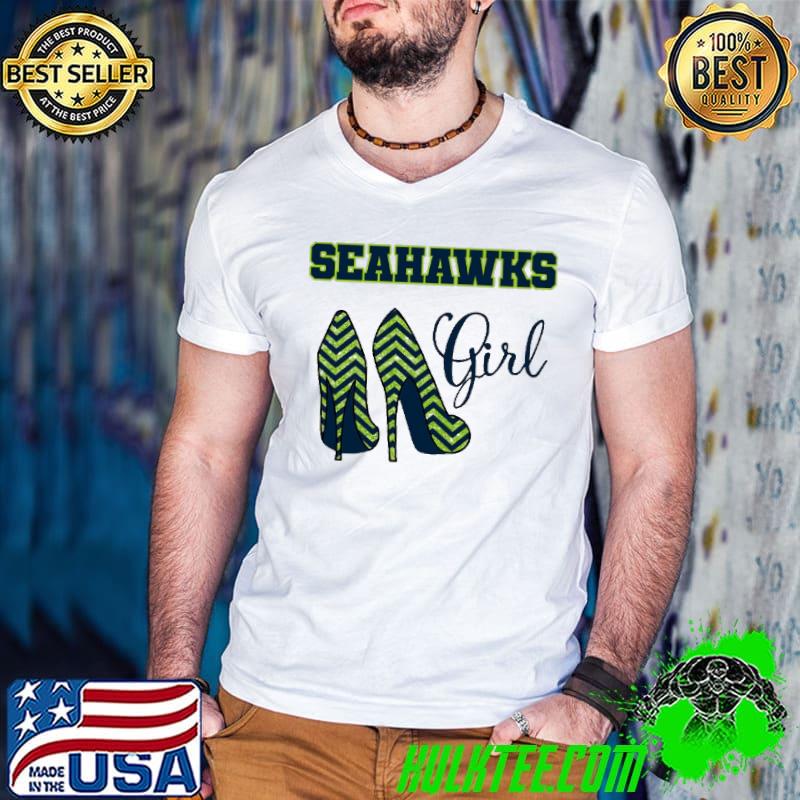 Heels Seahawks Girl Shirt
